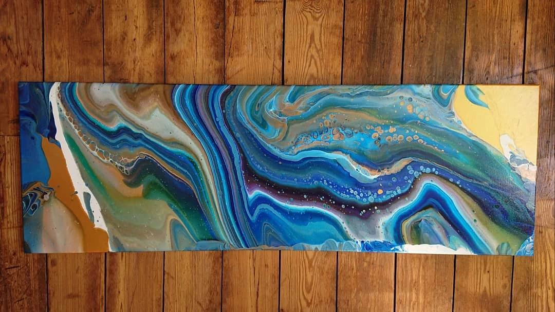 Opdracht. Canvas, 40x120 cm.